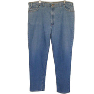 LEVI'S Vintage 540 Jeans, 44, BROWN TAB, Light Blue Wash, Zipper fly